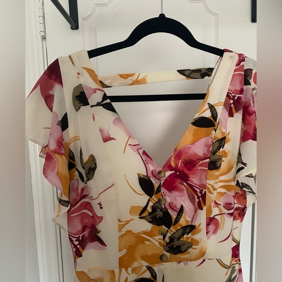 A.Byer White Floral Maxi Dress - Picture 2 of 8